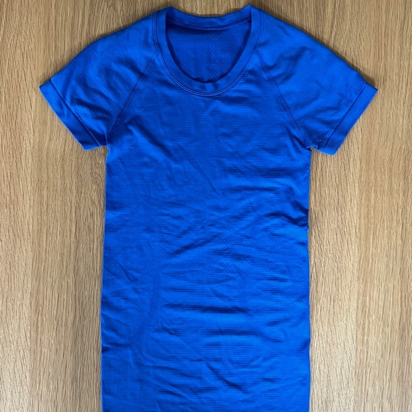 Lululemon Swiftly Tech Short Sleeve 2.0 Blazer Blue Size 0 - Picture 1 of 2